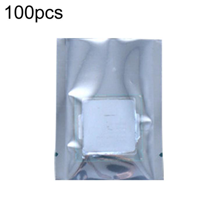 100pcs / Pack 6x8cm 15-wire Anti-static Shielding Open-Top Bag Hard Disk Insulation Bag - Grey