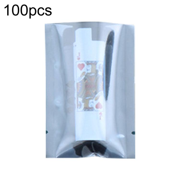 100pcs / Pack 6x9cm 15-wire Anti-static Shielding Open-Top Bag Hard Disk Insulation Bag - Grey