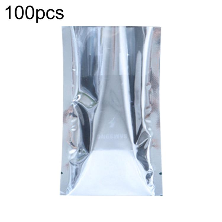 100pcs / Pack 8x13cm 15-wire Anti-static Shielding Open-Top Bag Hard Disk Insulation Bag - Grey