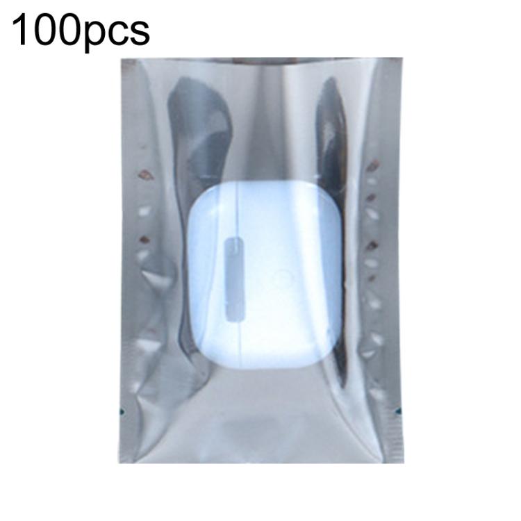 100pcs / Pack 9x13cm 15-wire Anti-static Shielding Open-Top Bag Hard Disk Insulation Bag - Grey