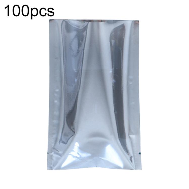 100pcs / Pack 10x16cm 15-wire Anti-static Shielding Open-Top Bag Hard Disk Insulation Bag - Grey