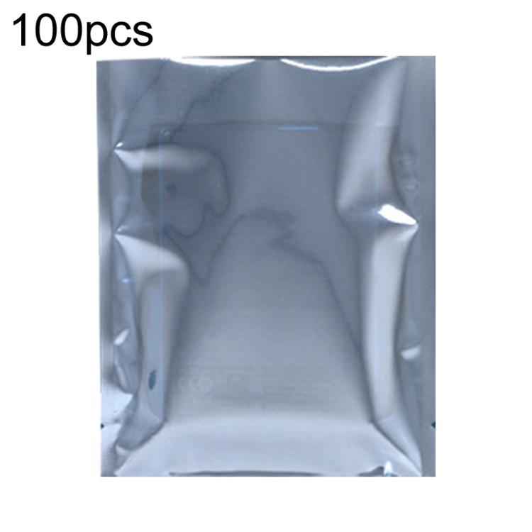 100pcs / Pack 12x15cm 15-wire Anti-static Shielding Open-Top Bag Hard Disk Insulation Bag - Grey