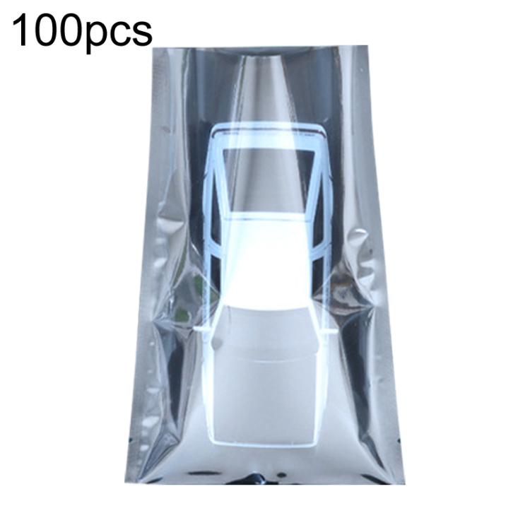100pcs / Pack 13x20cm 15-wire Anti-static Shielding Open-Top Bag Hard Disk Insulation Bag - Grey