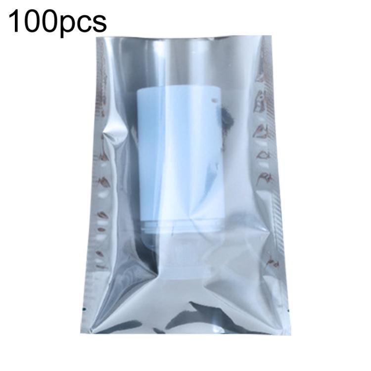 100pcs / Pack 14x20cm 15-wire Anti-static Shielding Open-Top Bag Hard Disk Insulation Bag - Grey