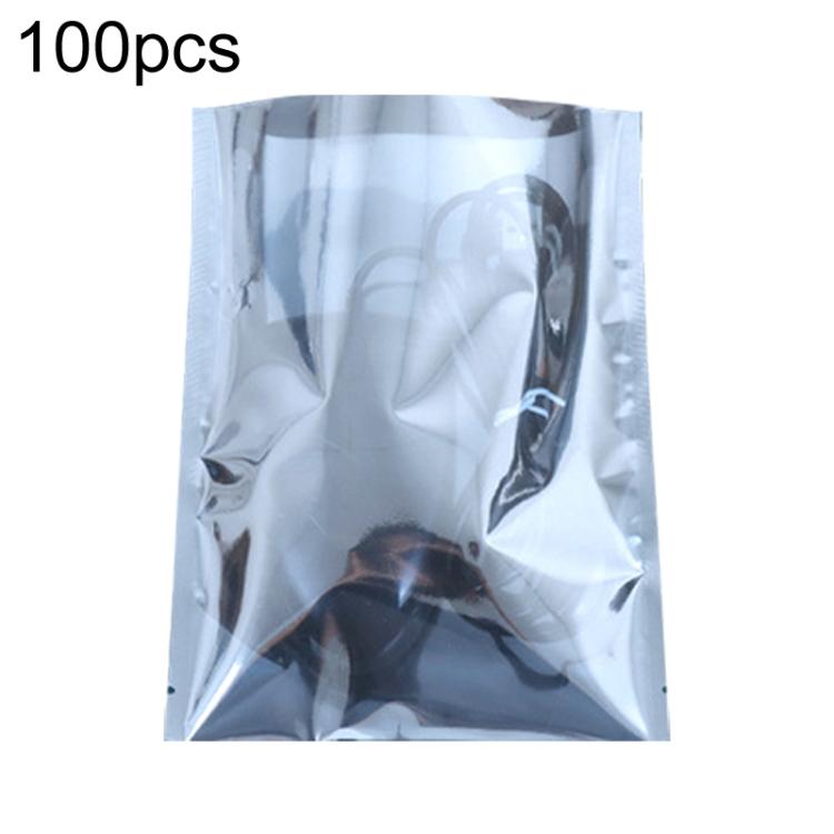 100pcs / Pack 16x20cm 15-wire Anti-static Shielding Open-Top Bag Hard Disk Insulation Bag - Grey