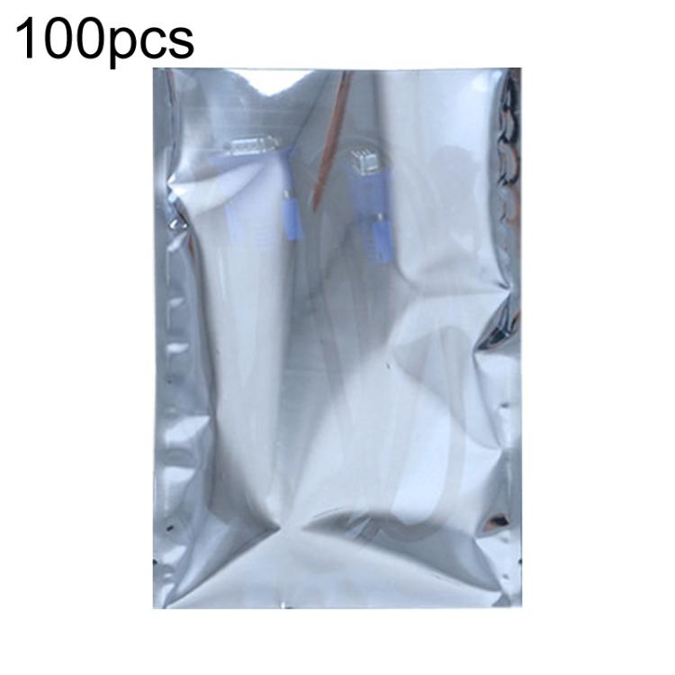 100pcs / Pack 16x23cm 15-wire Anti-static Shielding Open-Top Bag Hard Disk Insulation Bag - Grey
