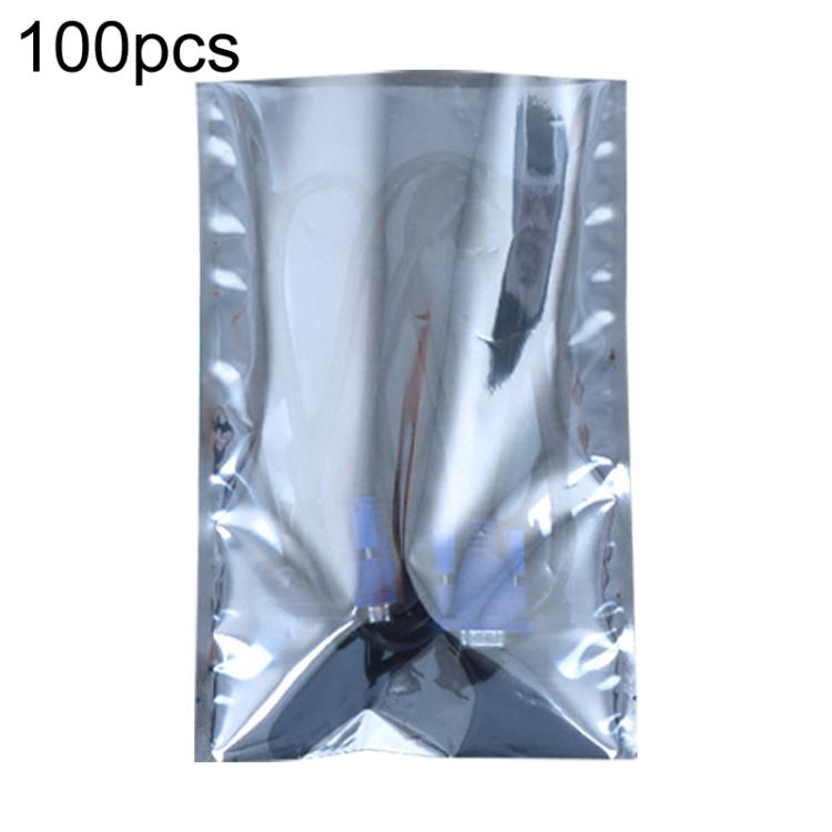 100pcs / Pack 16x25cm 15-wire Anti-static Shielding Open-Top Bag Hard Disk Insulation Bag - Grey