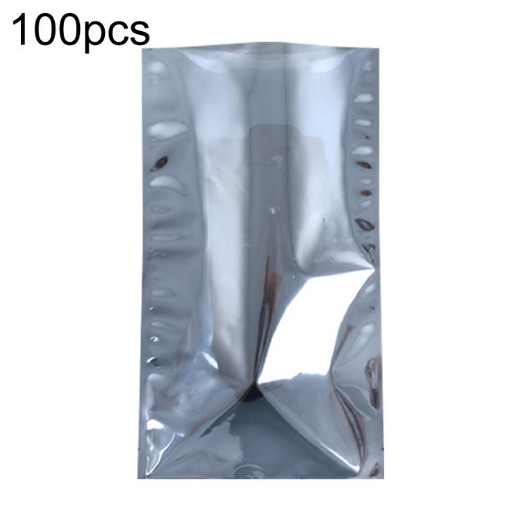 100pcs / Pack 17x30cm 15-wire Anti-static Shielding Open-Top Bag Hard Disk Insulation Bag - Grey