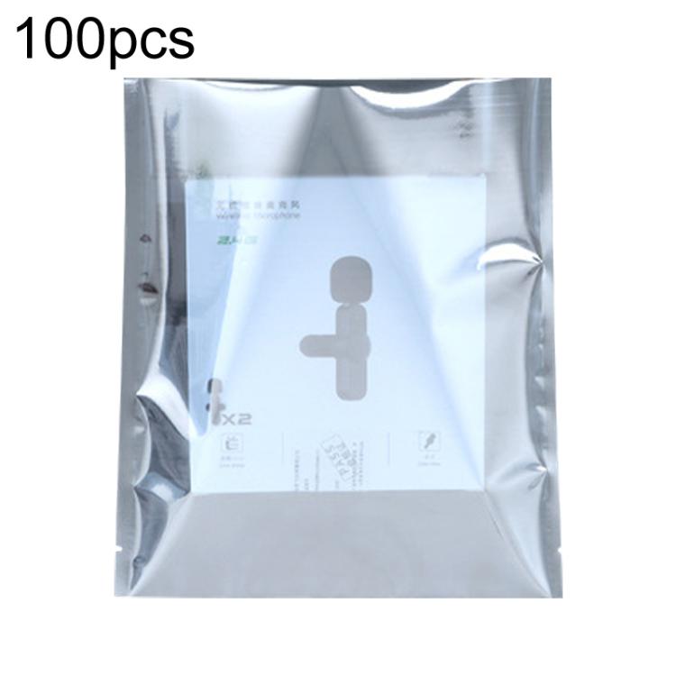 100pcs / Pack 18x21cm 15-wire Anti-static Shielding Open-Top Bag Hard Disk Insulation Bag - Grey