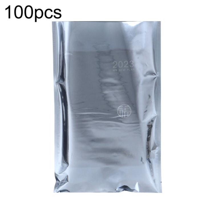 100pcs / Pack 21x33cm 15-wire Anti-static Shielding Open-Top Bag Hard Disk Insulation Bag - Grey