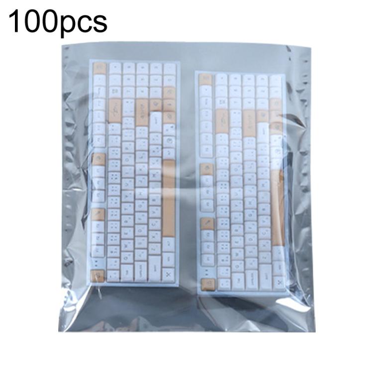 100pcs / Pack 40x45cm 15-wire Anti-static Shielding Open-Top Bag Hard Disk Insulation Bag - Grey