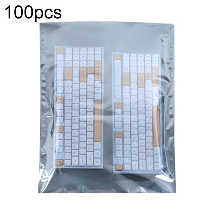100pcs / Pack 40x50cm 15-wire Anti-static Shielding Open-Top Bag Hard Disk Insulation Bag - Grey