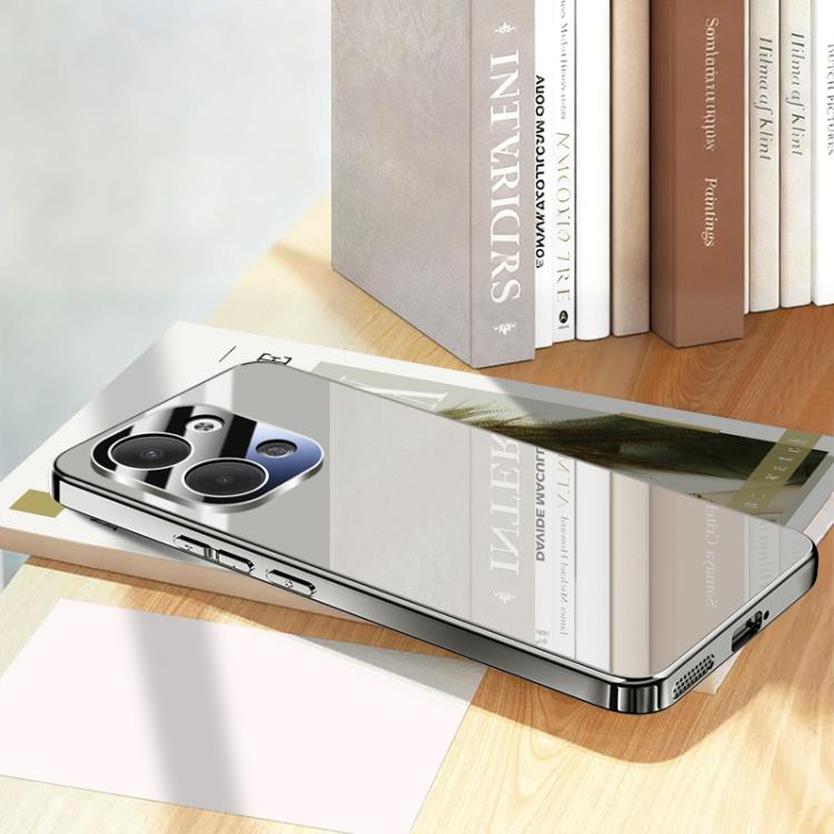 For OPPO Reno9 Electroplating Ice Crystal Airbag Full Coverage Shockproof Phone Case