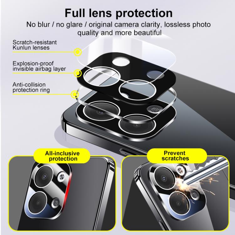 For OPPO Reno9 Electroplating Ice Crystal Airbag Full Coverage Shockproof Phone Case
