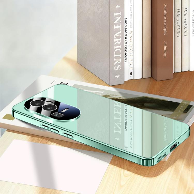For OPPO Reno10 Global  Electroplating Ice Crystal Airbag Full Coverage Shockproof Phone Case