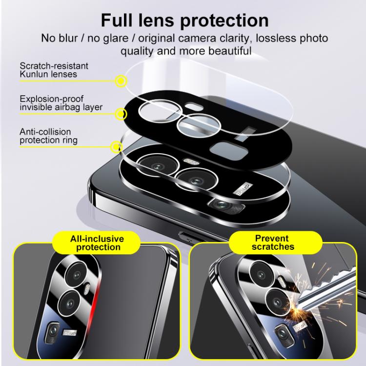 For OPPO Reno10 Global  Electroplating Ice Crystal Airbag Full Coverage Shockproof Phone Case