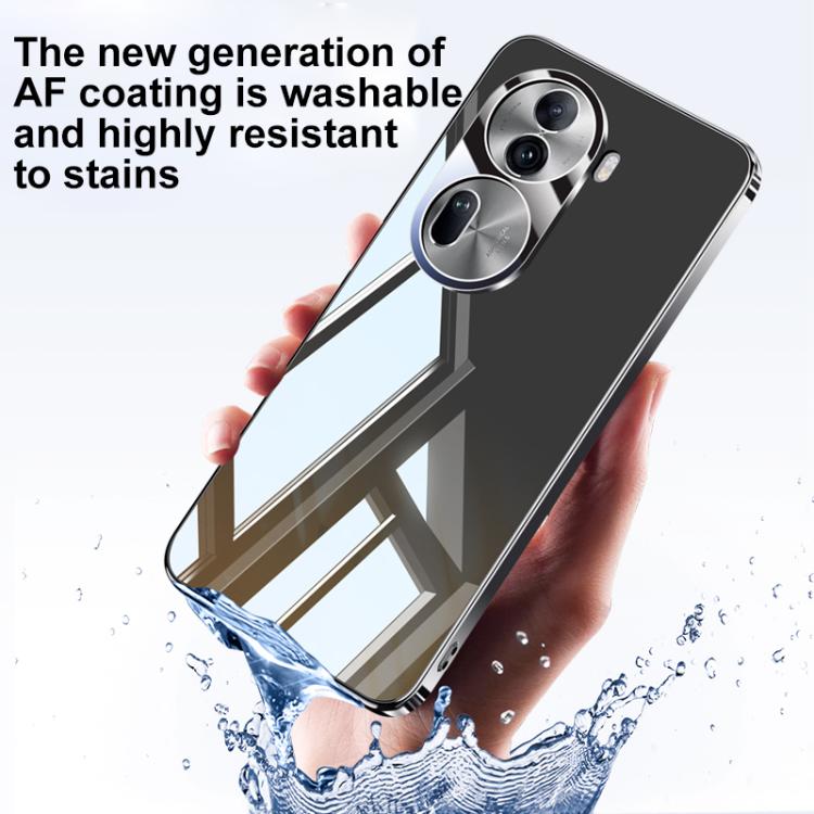 For OPPO Reno11 Global  Electroplating Ice Crystal Airbag Full Coverage Shockproof Phone Case