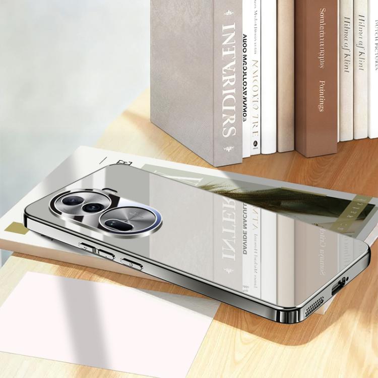 For OPPO Reno11 Global  Electroplating Ice Crystal Airbag Full Coverage Shockproof Phone Case