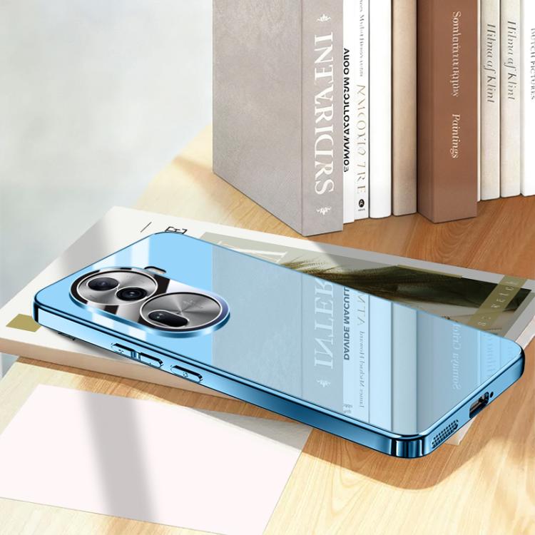For OPPO Reno11 Global  Electroplating Ice Crystal Airbag Full Coverage Shockproof Phone Case