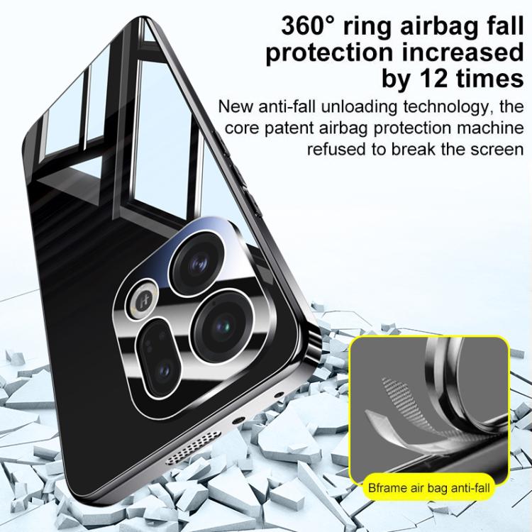 For OPPO Find X9 Electroplating Ice Crystal Airbag Full Coverage Shockproof Phone Case