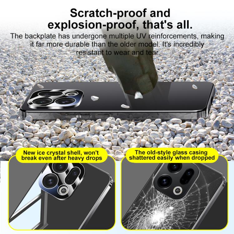 For OPPO Find X9 Electroplating Ice Crystal Airbag Full Coverage Shockproof Phone Case