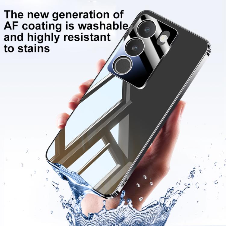 For vivo S17 Electroplating Ice Crystal Airbag Full Coverage Shockproof Phone Case