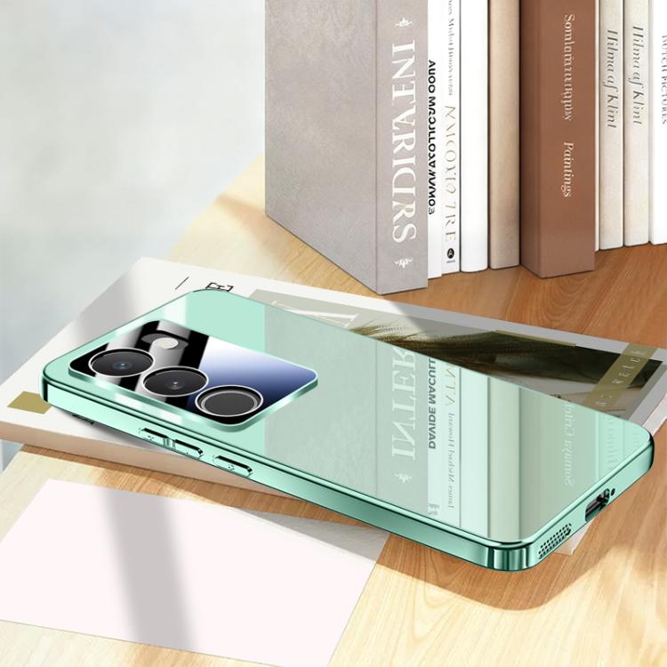 For vivo S17 Electroplating Ice Crystal Airbag Full Coverage Shockproof Phone Case