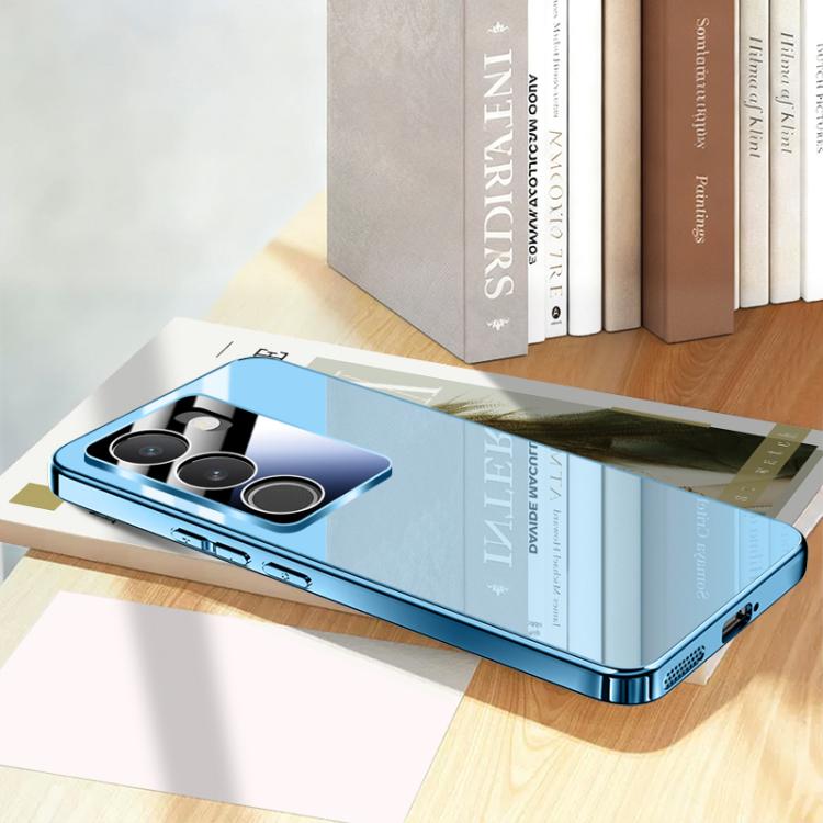 For vivo S17 Electroplating Ice Crystal Airbag Full Coverage Shockproof Phone Case