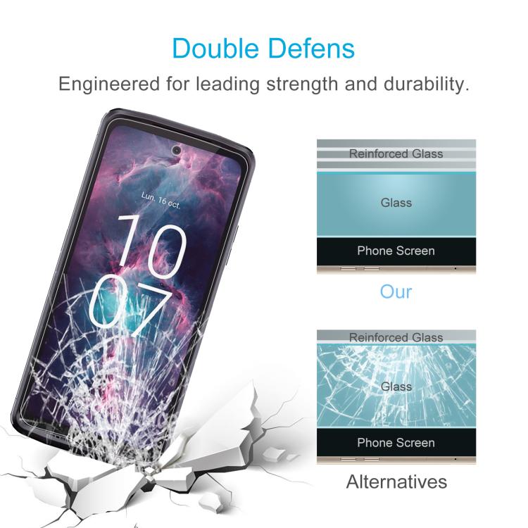 For Crosscall Stellar-X5S 10pcs 0.3mm High Aluminum Tempered Glass Film