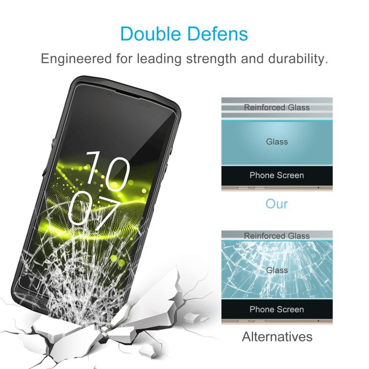 For Crosscall Core-M6 50pcs 0.3mm High Aluminum Tempered Glass Film