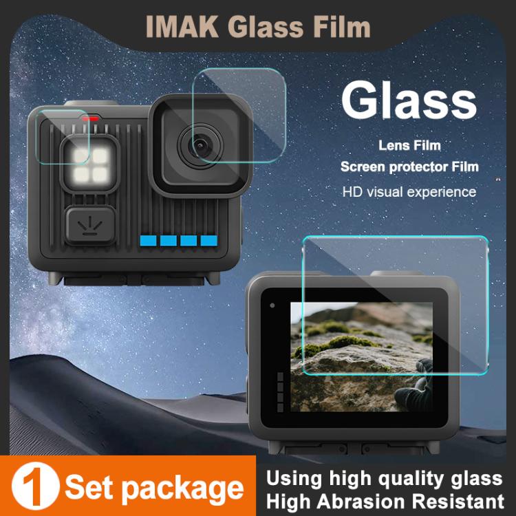 For GoPro LIT HERO imak Tempered Glass Film with Camera Lens Film