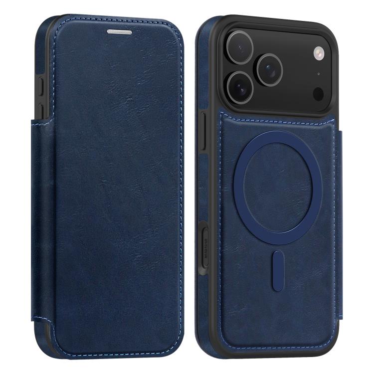 For iPhone 17 Pro Linton MagSafe Leather Phone Case