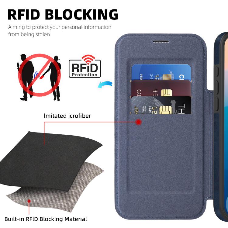 For iPhone 17 Pro Linton MagSafe Leather Phone Case
