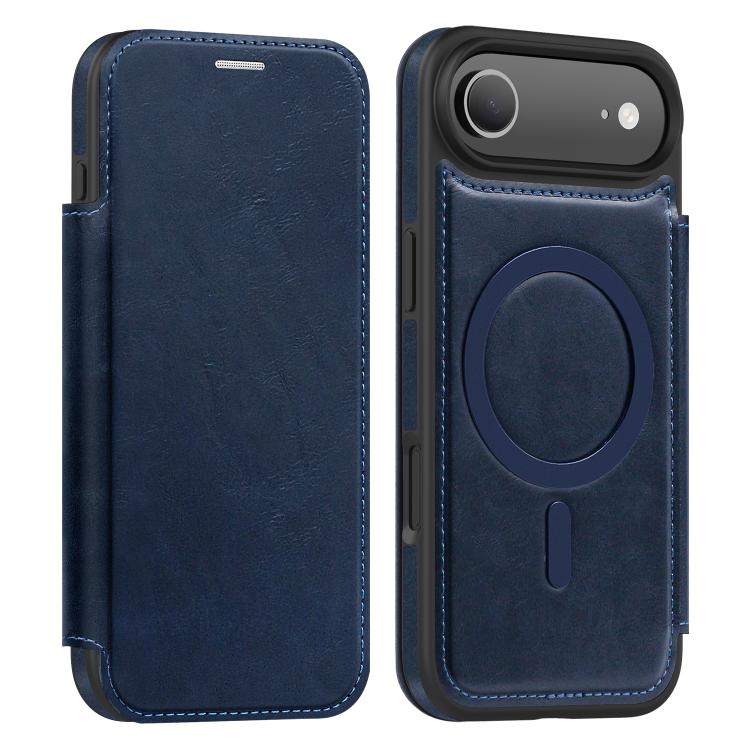 For iPhone Air Linton MagSafe Leather Phone Case