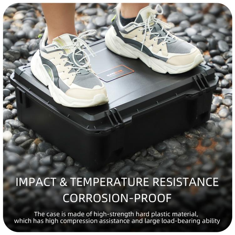 For DJI Neo 2 Sunnylife Hard Travel Shell Waterproof Shock-proof Box, Type:Fly More Combo - Black