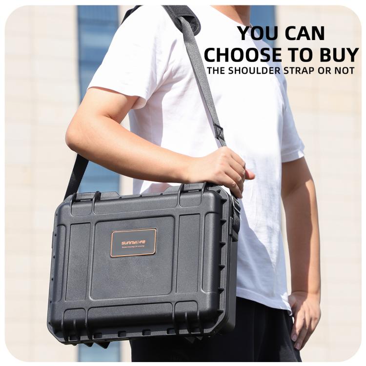 For DJI Neo 2 Sunnylife Hard Travel Shell Waterproof Shock-proof Box, Type:Fly More Combo - Black