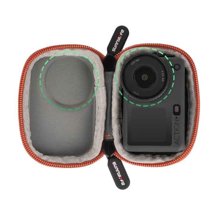 For DJI Osmo Action 6 / 5 Pro / 4 / 3 Sunnylife Portable Carrying Storage Box Mini Body Bag