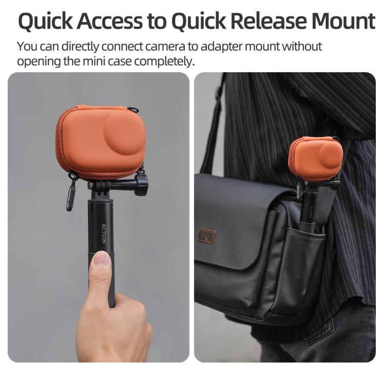 For DJI Osmo Action 6 / 5 Pro / 4 / 3 Sunnylife Portable Carrying Storage Box Mini Body Bag