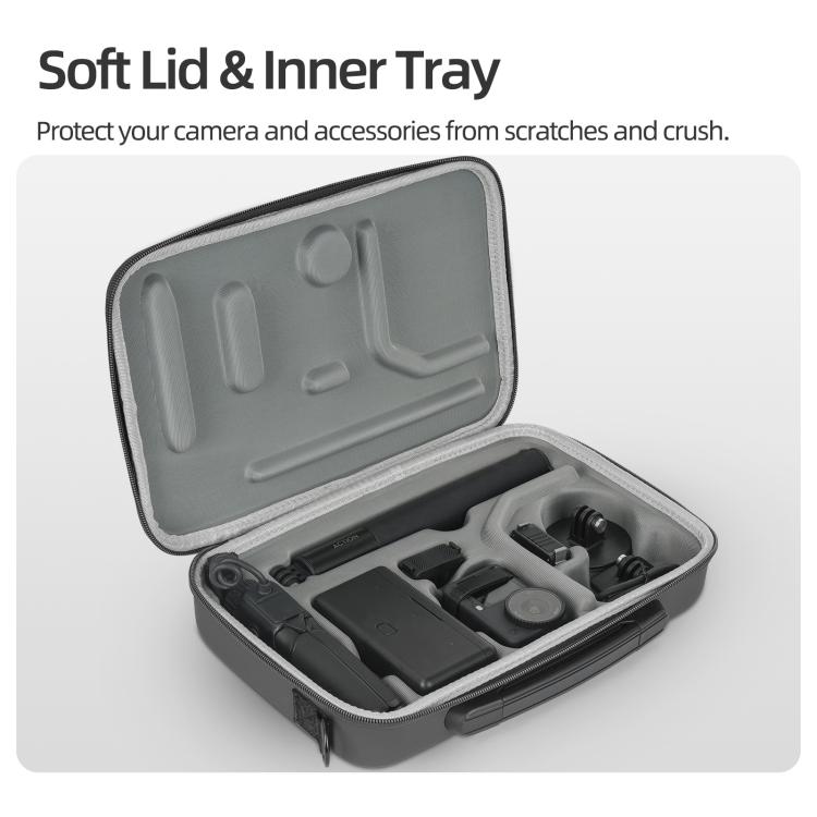 For DJI Osmo Action 6 / 5 Pro / 4 / 3 Sunnylife Portable Carrying Storage Box Adventure Combo Bag