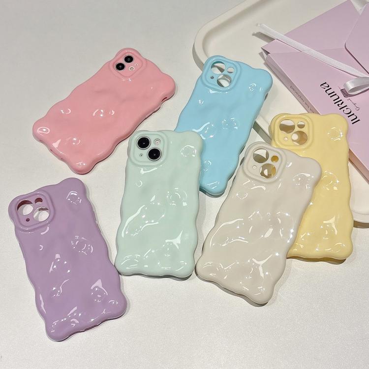 For iPhone 15 Pro Cloud-Style TPU Shockroof Phone Case