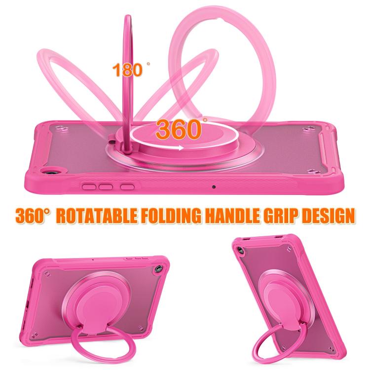 For Samsung Galaxy Tab A11+ Powerful Sailor Ring Holder Heavy Duty Hybrid Tablet Case with Strap