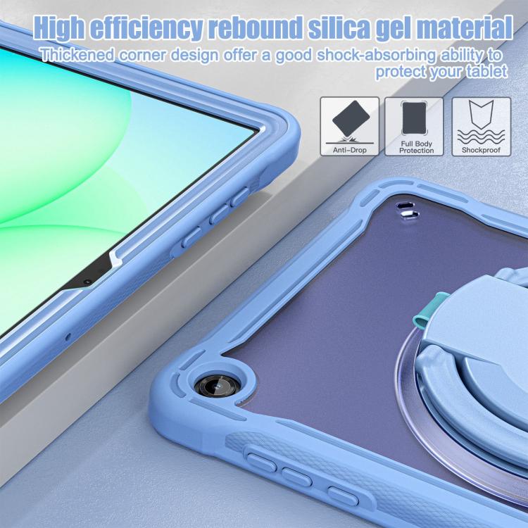 For Samsung Galaxy Tab A11+ Powerful Sailor Ring Holder Heavy Duty Hybrid Tablet Case with Strap