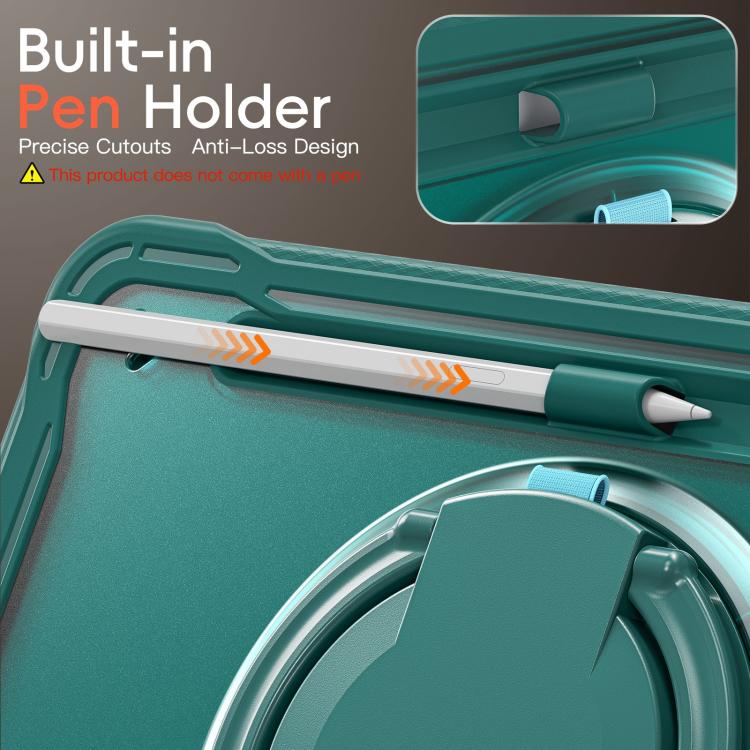 For Samsung Galaxy Tab S11 Powerful Sailor Ring Holder Heavy Duty Hybrid Tablet Case with Strap