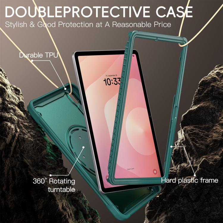 For Samsung Galaxy Tab S11 Powerful Sailor Ring Holder Heavy Duty Hybrid Tablet Case with Strap
