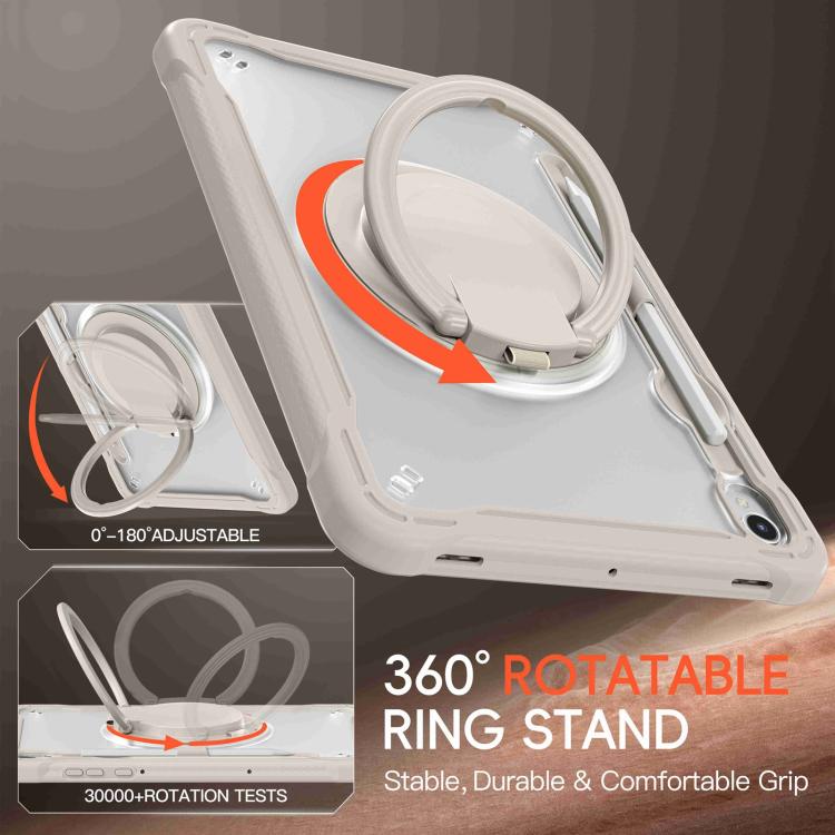 For Samsung Galaxy Tab S11 Powerful Sailor Ring Holder Heavy Duty Hybrid Tablet Case with Strap