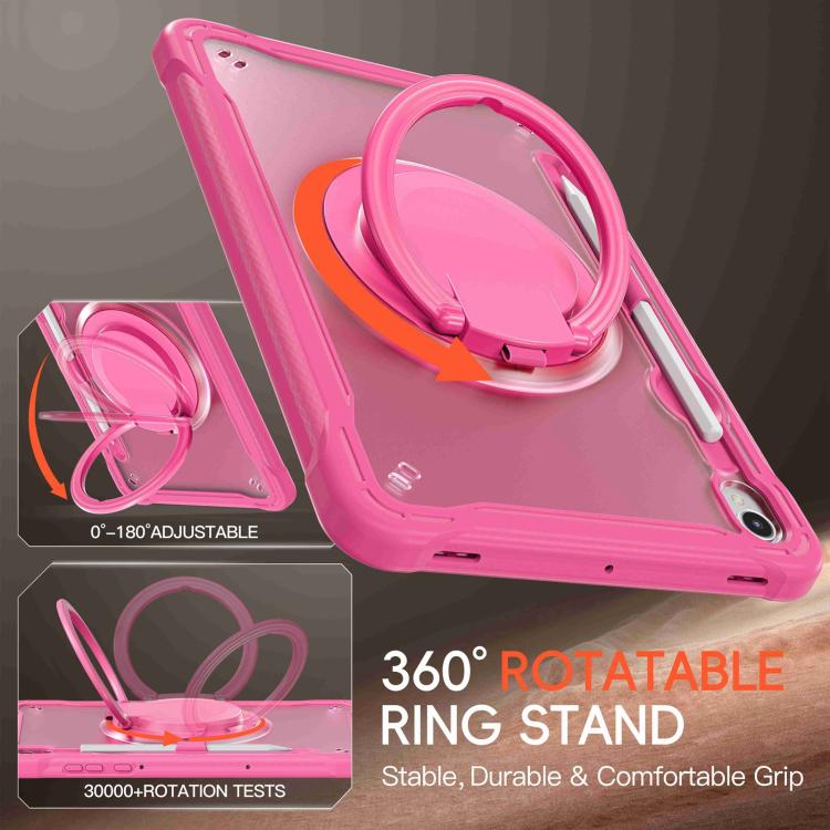 For Samsung Galaxy Tab S11 Powerful Sailor Ring Holder Heavy Duty Hybrid Tablet Case with Strap
