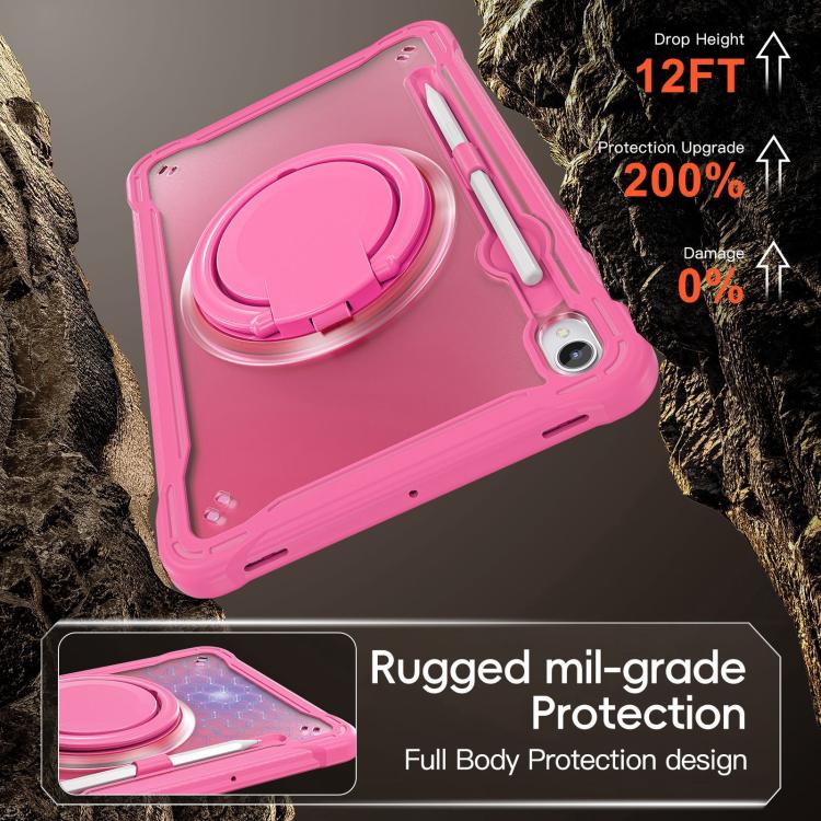 For Samsung Galaxy Tab S11 Powerful Sailor Ring Holder Heavy Duty Hybrid Tablet Case with Strap