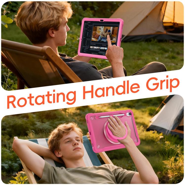 For Samsung Galaxy Tab S11 Powerful Sailor Ring Holder Heavy Duty Hybrid Tablet Case with Strap