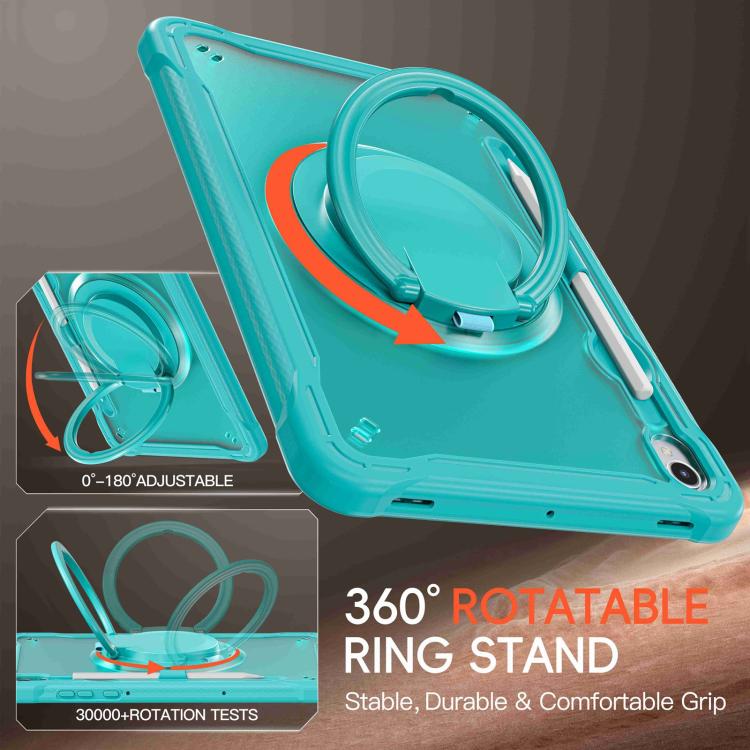 For Samsung Galaxy Tab S11 Powerful Sailor Ring Holder Heavy Duty Hybrid Tablet Case with Strap