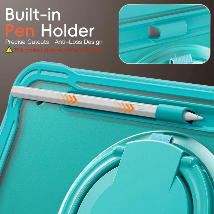 For Samsung Galaxy Tab S11 Powerful Sailor Ring Holder Heavy Duty Hybrid Tablet Case with Strap